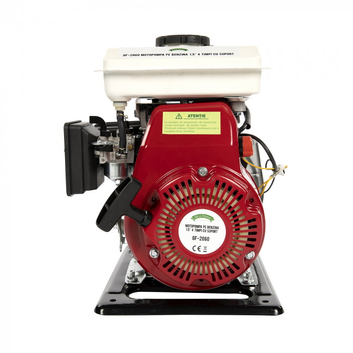 Motopompa pe benzina Micul Fermier GF-2060 aspiratie si refulare 1.5" toli, 4 timpi, cu suport [5]