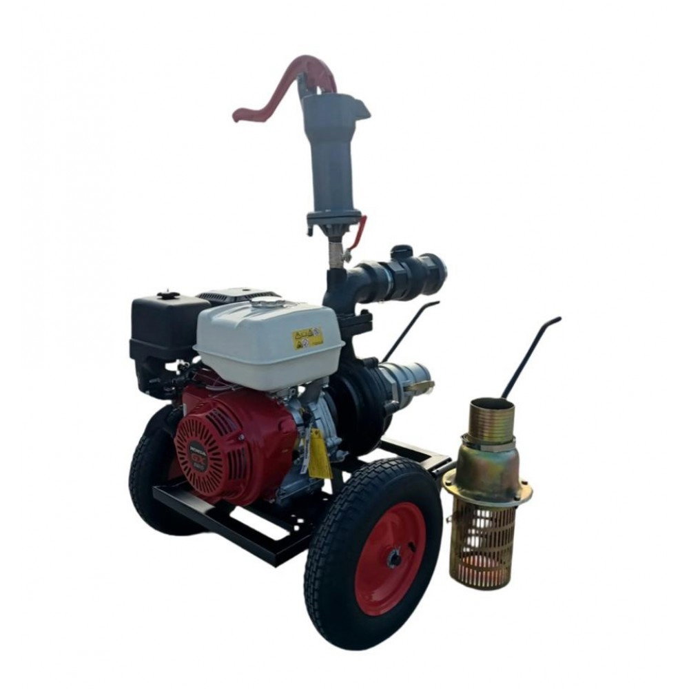 Motopompa de presiune DWP 390 H4 Honda GX390, 13 CP, 66 m³/h, 7.5 bari, aspiratie 4" - refulare 3" [2]