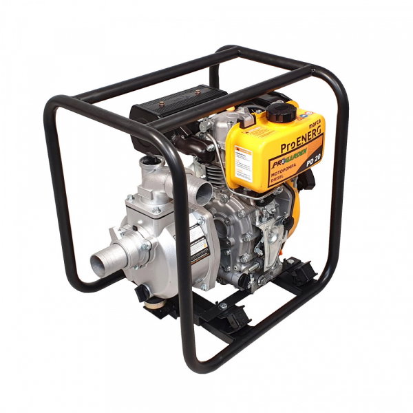 ProGARDEN PD20 motopompa 2"/50mm, diesel, apa curata, pornire la sfoara [1]