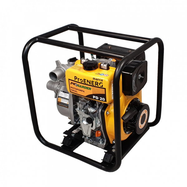 ProGARDEN PD20 motopompa 2"/50mm, diesel, apa curata, pornire la sfoara [2]