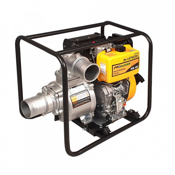 ProGARDEN PD40 motopompa 4"/100mm, diesel, apa curata, pornire la sfoara [1]