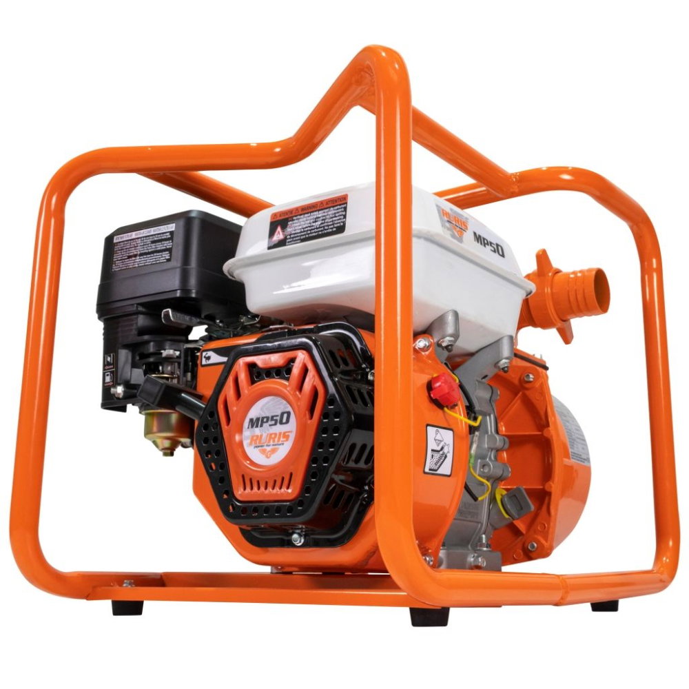 Motopompa RURIS MP50, 7 CP, 25 m³/h, furtun refulare 2" 20 m inclus, pentru irigatii si transfer apa [4]