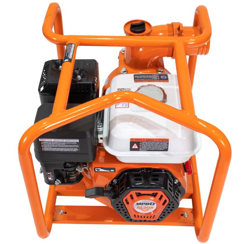 Motopompa RURIS MP80, 7 CP, benzina, debit 48 m3/h, furtun refulare 3" 20 m [5]