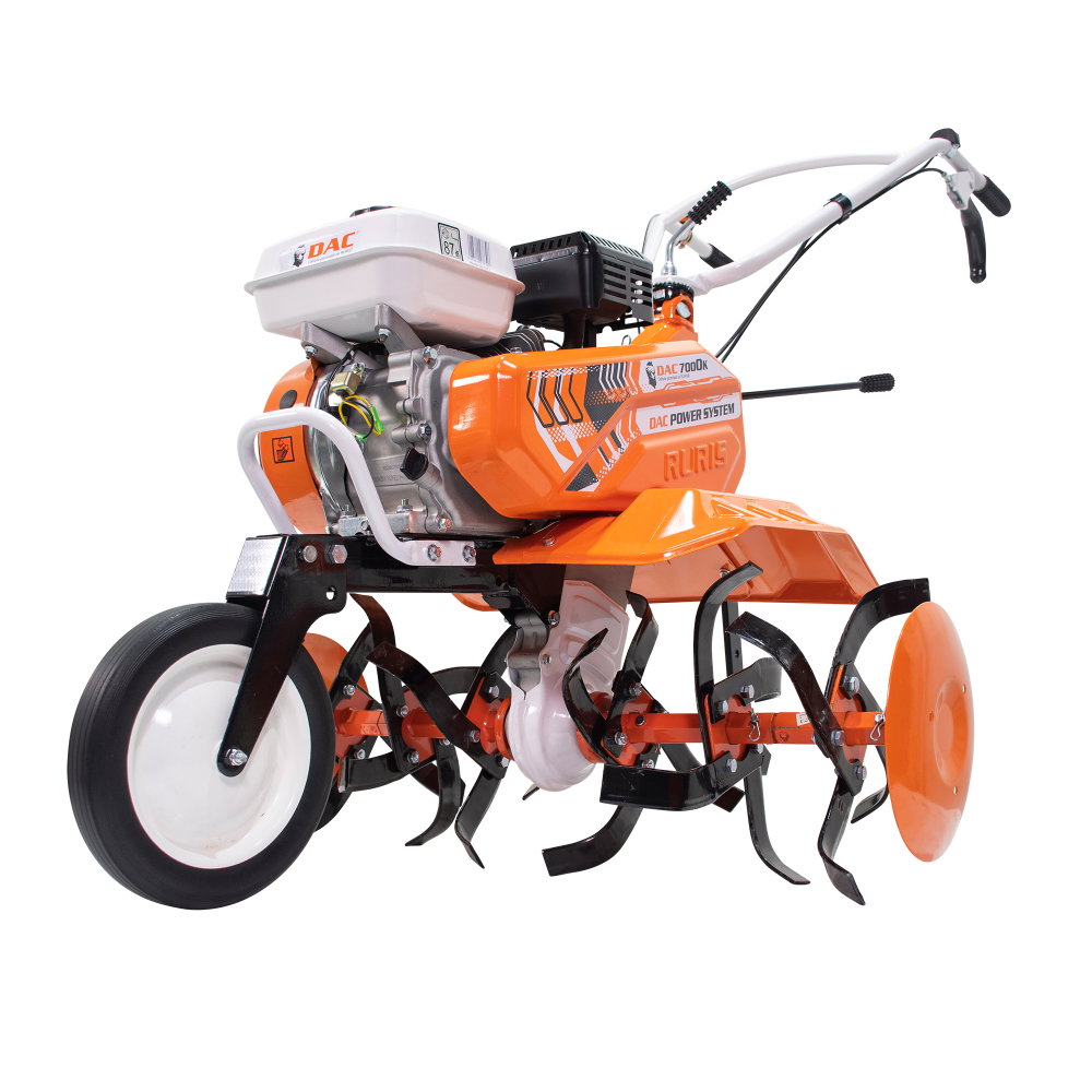 Motosapa Ruris DAC 7000acc3 + roti cauciuc 4.00-8 + rarita+plug + adaptor + dispozitiv scos cartofi + roti metalice 400 + cultivator [2]
