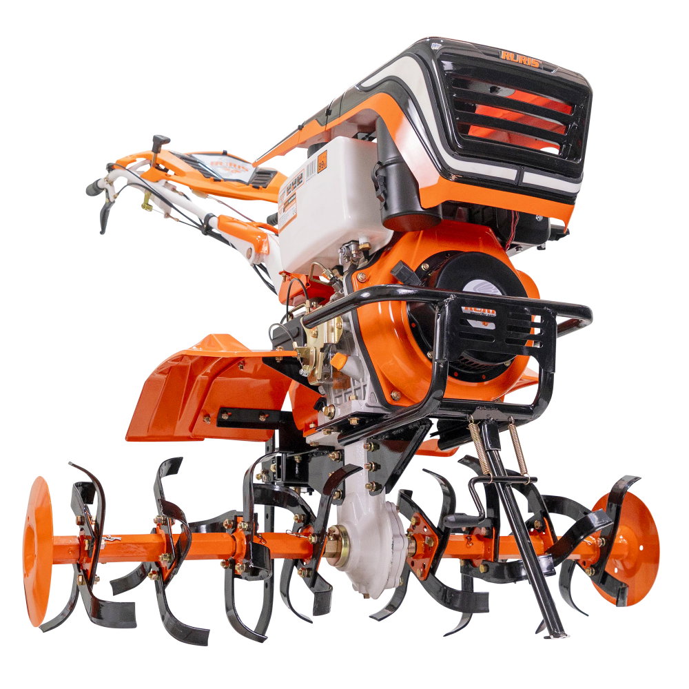 Motosapatoare RURIS 1001KSD + roti cauciuc 5.00-12+plug reversibil rev2+roti metalice 500 11 CP [2]