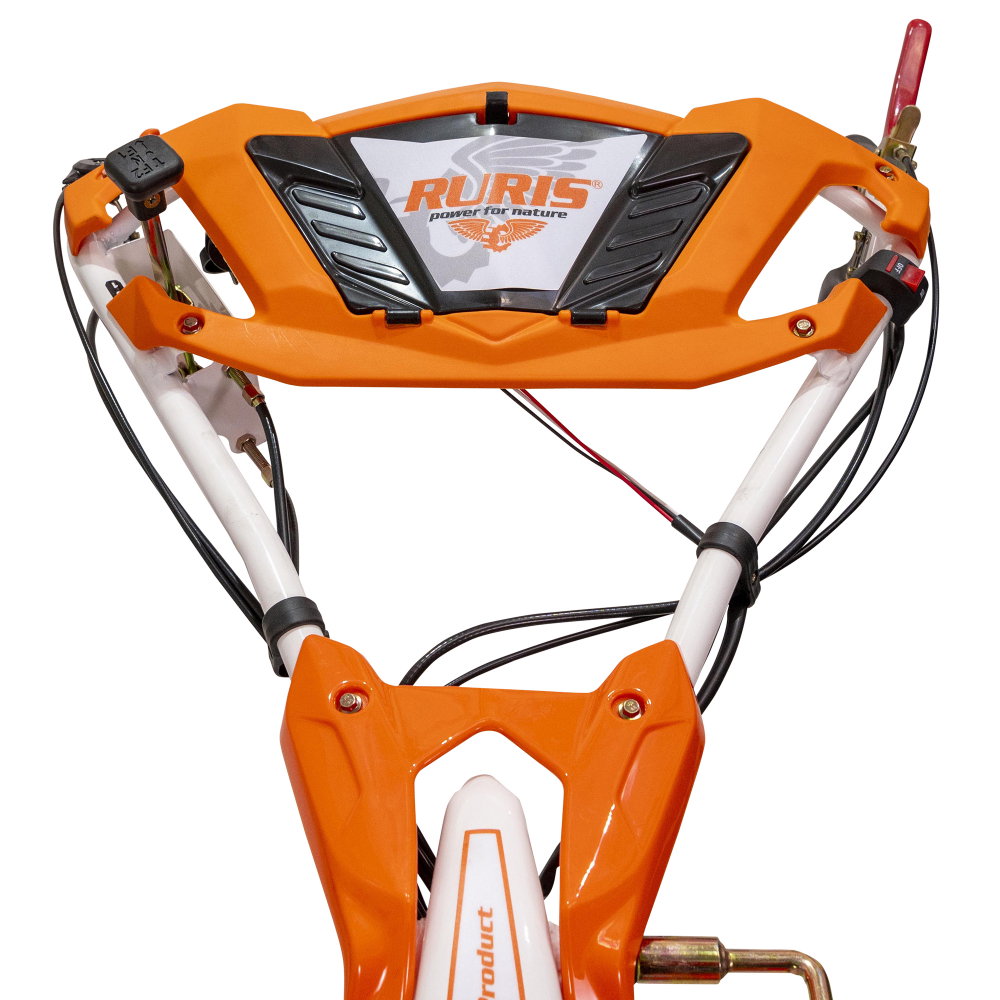 Motosapatoare RURIS 1001KSD + roti cauciuc 5.00-12+plug reversibil rev2+roti metalice 500 11 CP [7]