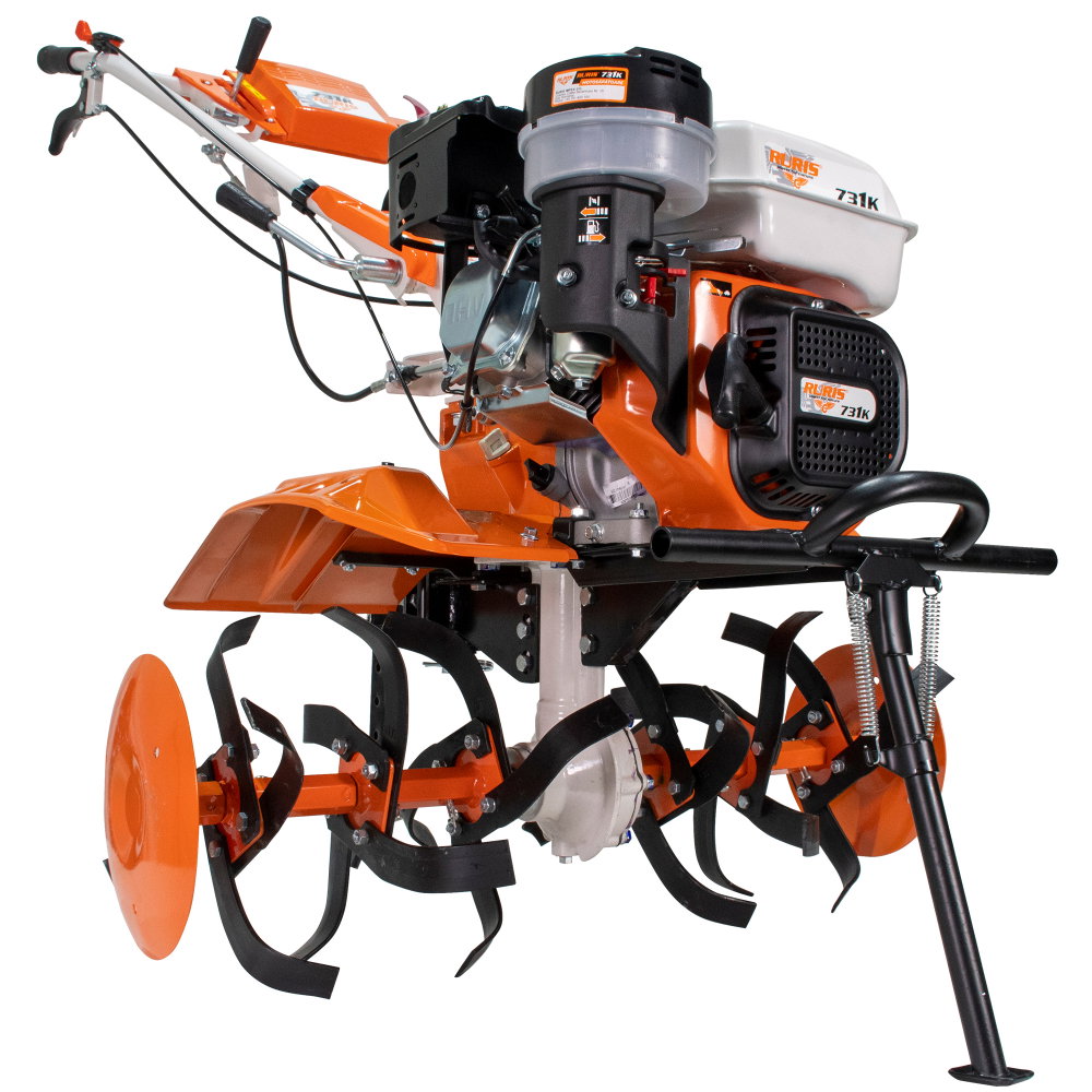 Motosapatoare RURIS 731ACC1 8,5 CP + roti cauciuc 5.00-8+rarita+plug+adaptor+dispozitiv scos cartofi+roti metalice 400 fara manicot+cultivator [3]