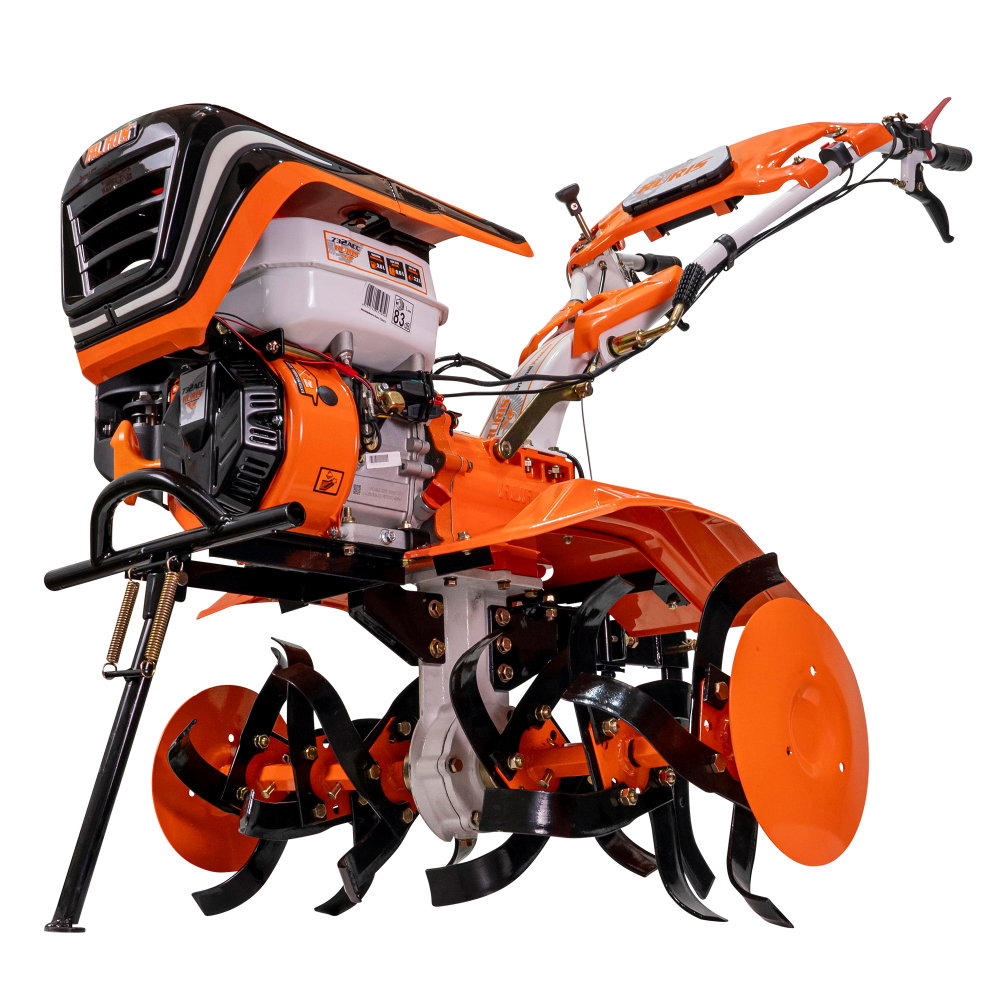 Motosapatoare RURIS 732ACC 8.5 CP+ roti cauciuc 5.00-8+rarita+plug+adaptor+dispozitiv scos cartofi+roti metalice 400 fara manicot+cultivator [2]