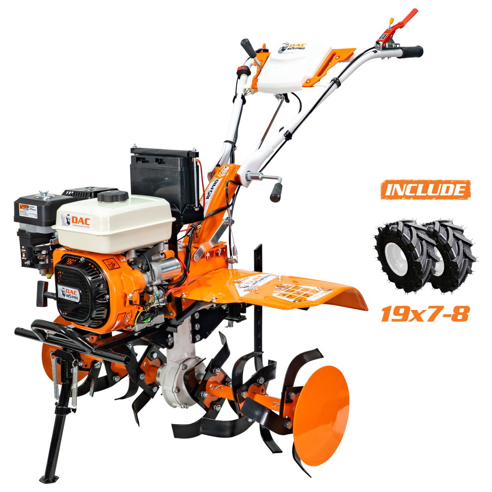 Motosapa RURIS DAC 185 PRO, 8.5 CP, pornire electrica la cheie, 2+1 viteze, roti 19x7-8 [1]