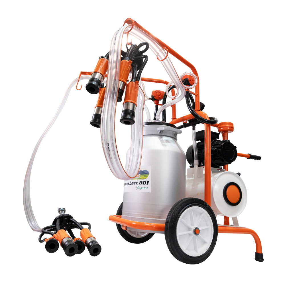 Mulgatoare RURIS Fagaras Lact 801 550 W, 2 posturi, bidon 40l aluminiu [3]