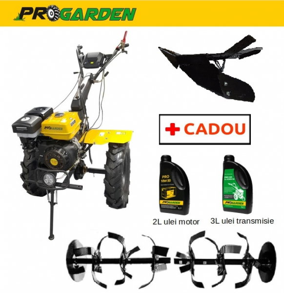 Pachet Motosapa profesionala Progarden HS1100-18 (fara diferential) + 2l ulei motor, 3l ulei transmisie + Rarita reglabila [1]