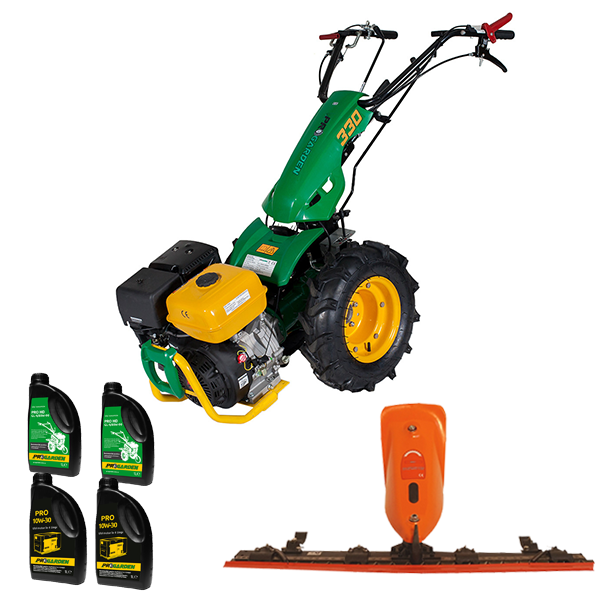 Pachet promotional Motocultor multifunctional Progarden BT330/G177 + Bara cosire mobila Progarden 120cm + ulei motor si transmisie [1]