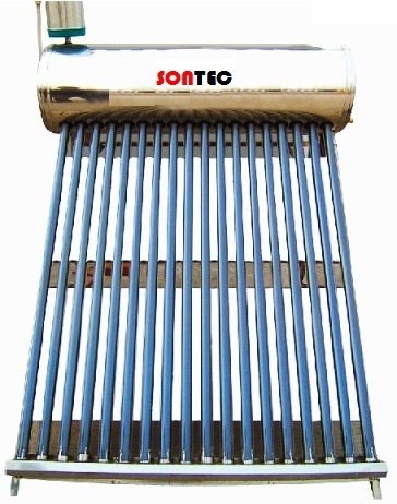 Panou solar nepresurizat Sontec SP-470-58/1800-122/15-C cu boiler 122 litri si 15 tuburi [1]