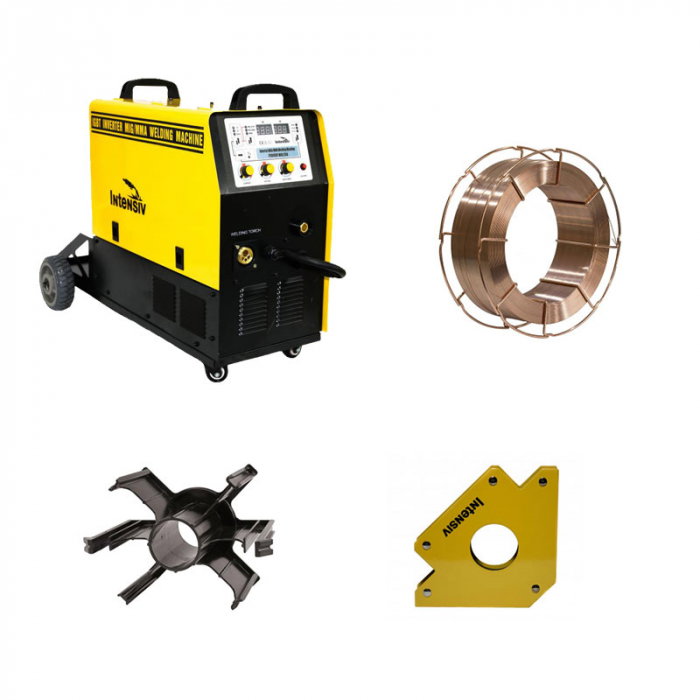 Pachet aparat de sudura INTENSIV PERFEKT MIG 250 + sarma sudura SG2 1.0 mm, rola 15kg + adaptor pentru role de sarma si dispozitiv magnetic MAG 33 [1]