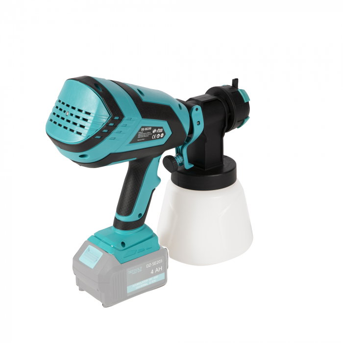Pistol vopsit Detoolz DZ-SE230 18V 600ml/min rezervor 1000ml [4]
