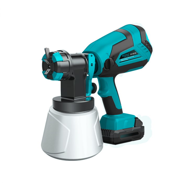 Pistol vopsit Detoolz DZ-SE230 18V 600ml/min rezervor 1000ml [2]