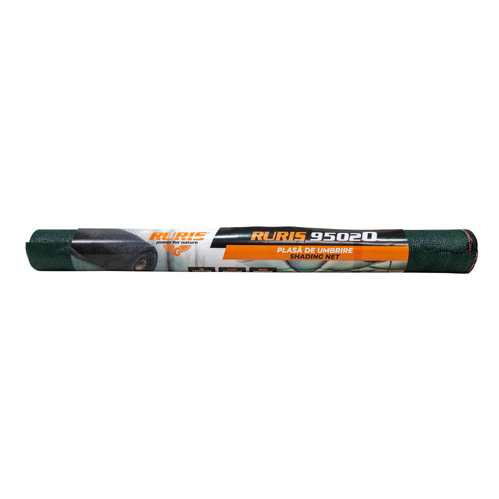 Plasă de umbrire RURIS 95020 95% grad de umbrire, protectie UV, 2m x 10m [1]