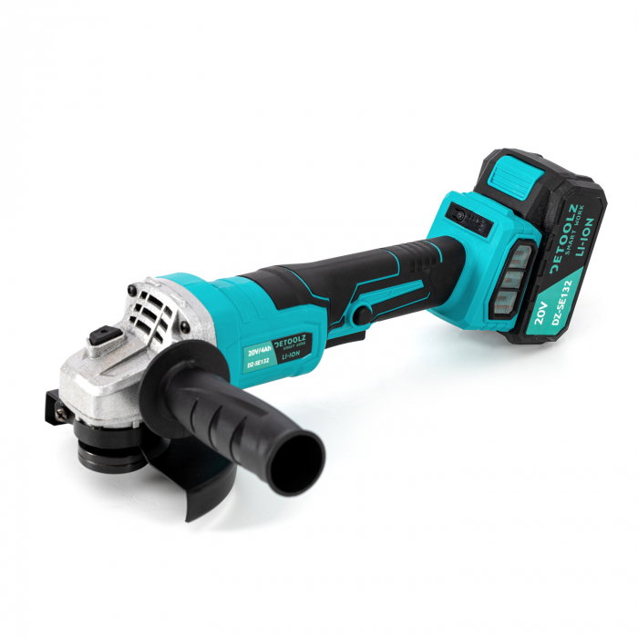 Polizor unghiular Detoolz Ø125 cu acumulator 20V/4Ah [1]