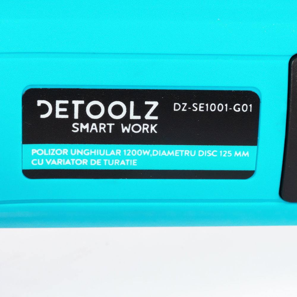 Polizor unghiular Detoolz, 1200W, 125mm diametru disc, cu variator de turatie [7]