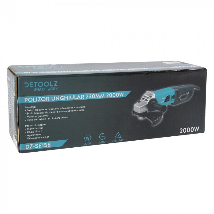 Polizor unghiular Detoolz DZ-SE158 230mm 2000W [6]