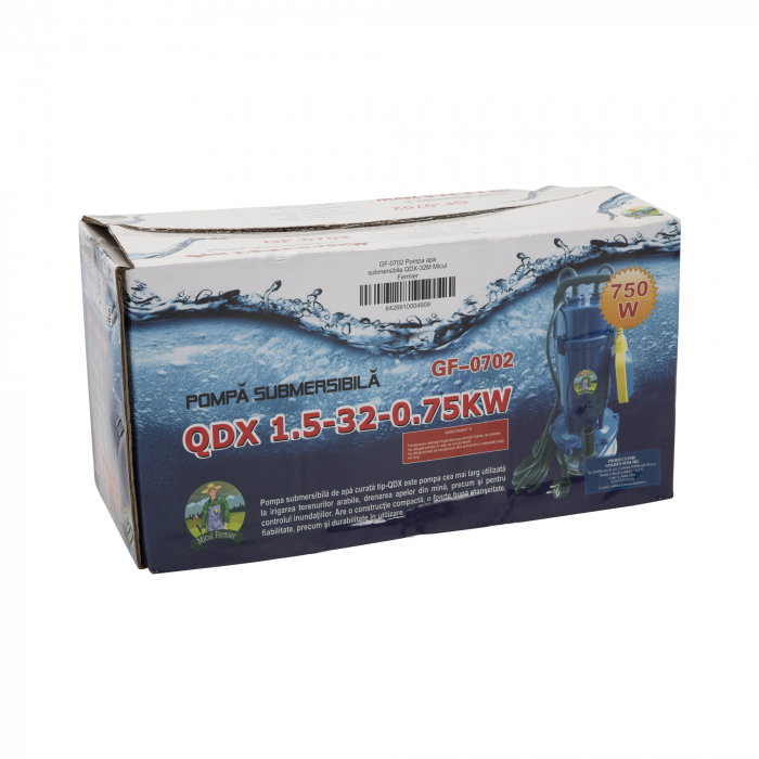 Pompa apa submersibila 32m 0,75kW Micul Fermier [4]