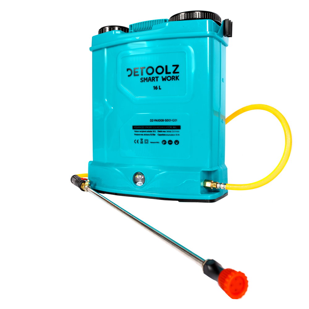Pompa de stropit cu acumulator, Detoolz 16L [9]