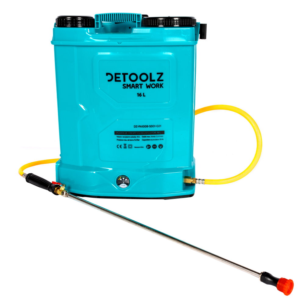Pompa de stropit cu acumulator, Detoolz 16L [8]