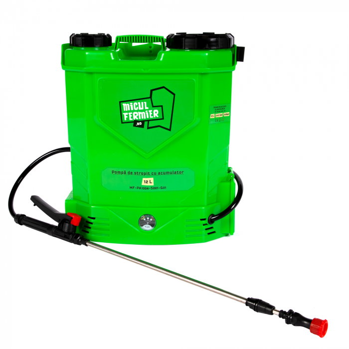 Pompa de stropit cu acumulator, Micul Fermier 12L [7]