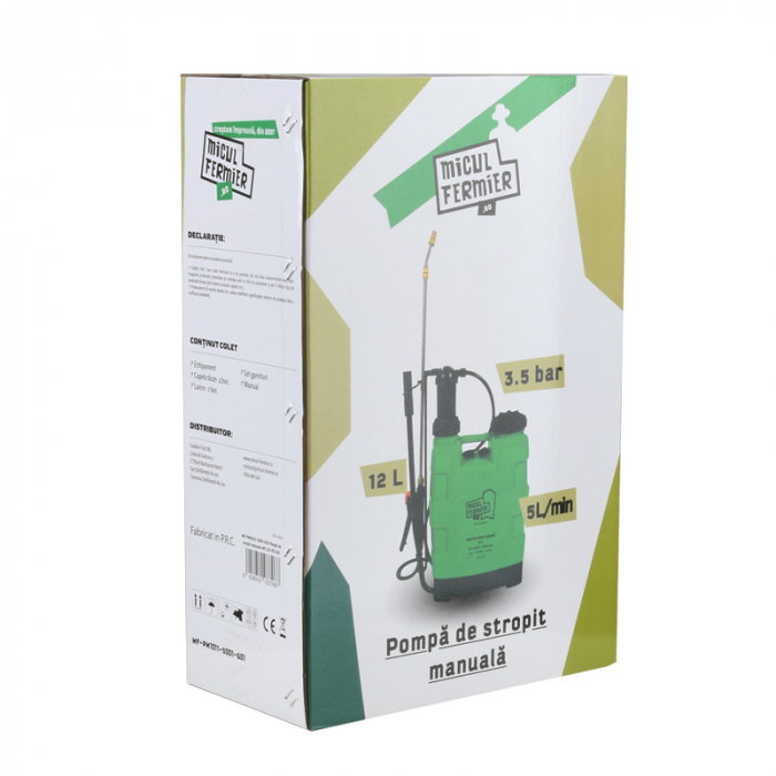 Pompa de stropit manuala Micul Fermier MF 12L PD G01 [8]