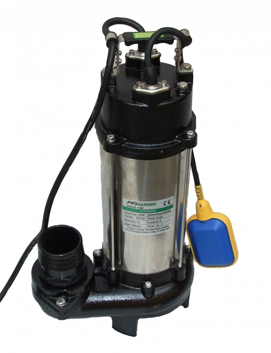 Pompa submersibila ProGARDEN V2200DF 3" 4641002200, 2200W, apa murdara, 520L/min, tocator [1]