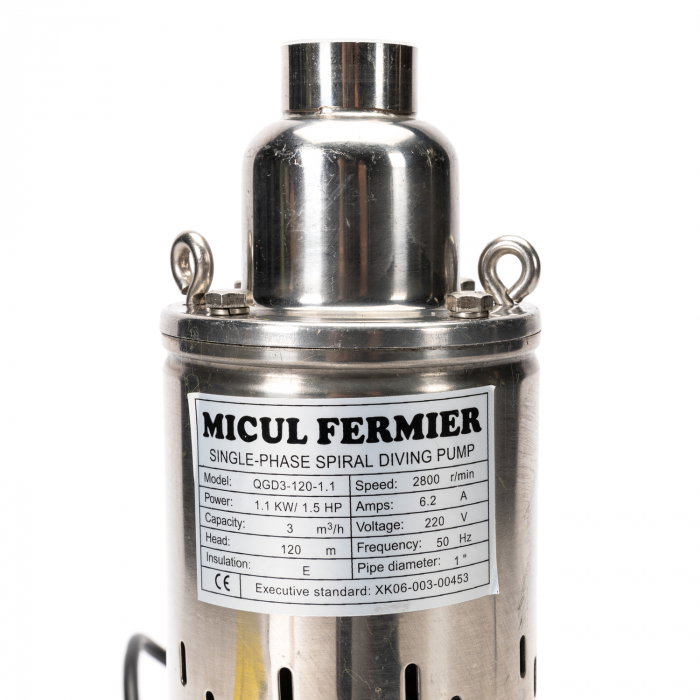 Pompa submersibila Micul Fermier ( tun ) 1,1kw 120m [3]