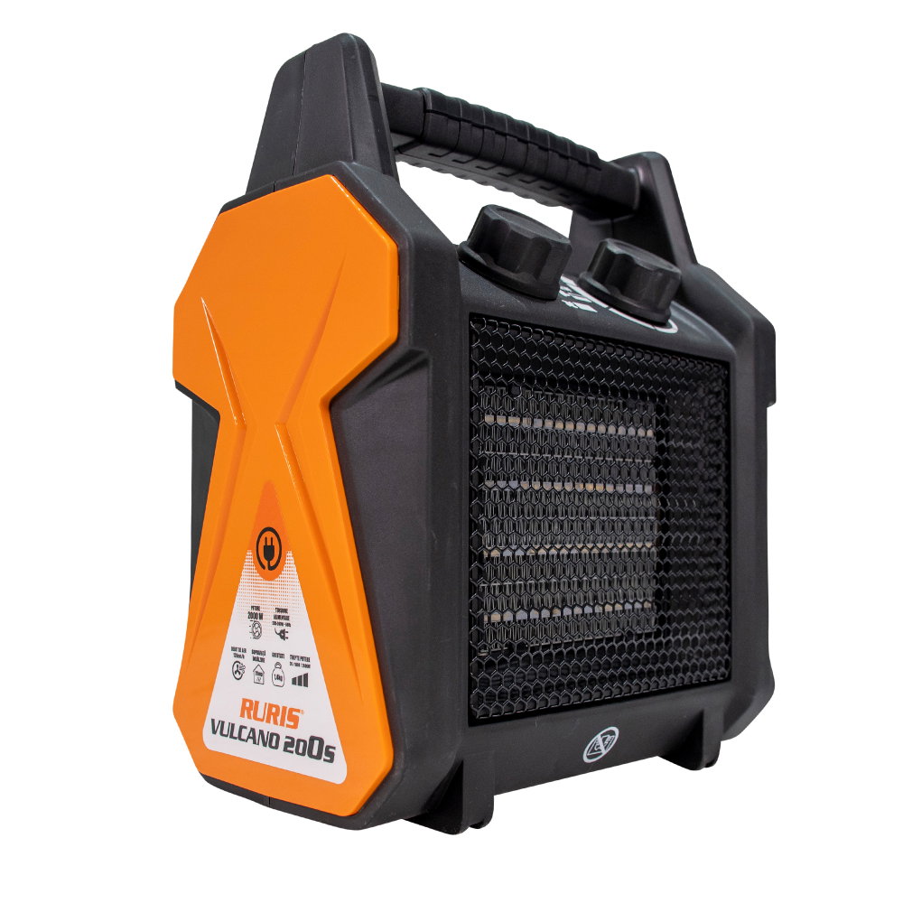 Aeroterma electrica RURIS Vulcano 200S, 2000 W, 3 trepte, 230V [5]