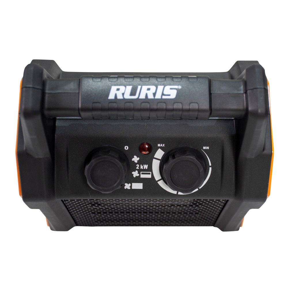 Aeroterma electrica RURIS Vulcano 200S, 2000 W, 3 trepte, 230V [3]