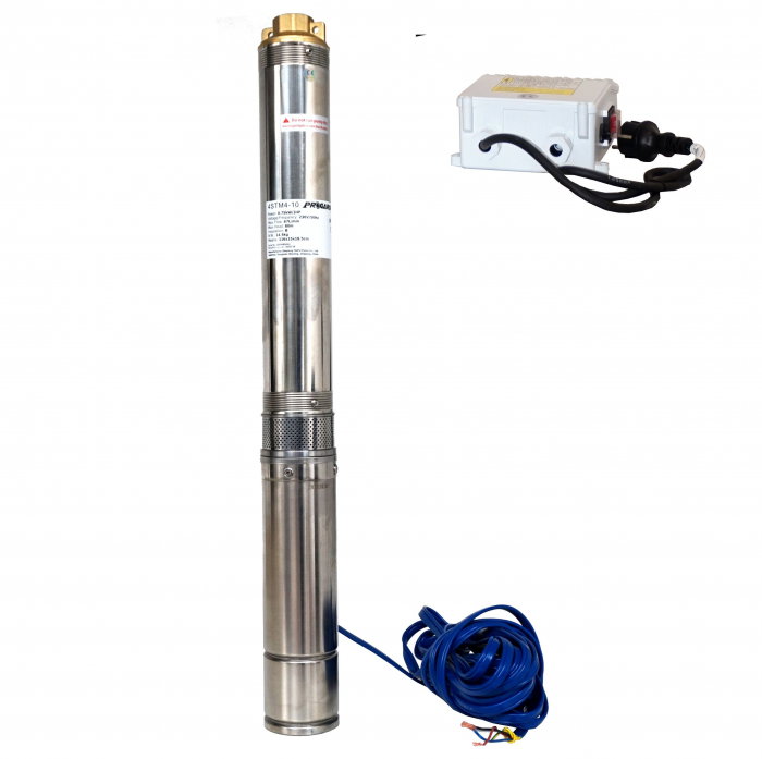 ProGARDEN 4STM4-10 Pompa submersibila 1.25", 750W, apa curata, 67L/min, 80m, 10 etaje [1]