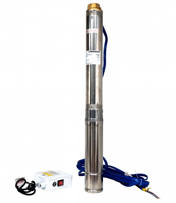 ProGARDEN 4STM6-11 Pompa submersibila 1.5", 1.1kW, apa curata, 100L/min, 77m, 11 etaje, bobinaj cupru [1]