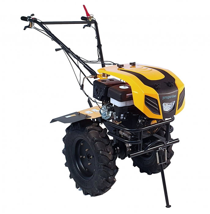 Pachet Motocultor ProGARDEN Campo 1803 18CP, 6.00-12, benzina, euro5 cu plug reversibil si roti metalice [2]