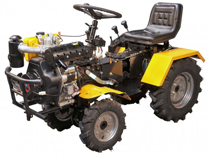 Mini tractor ProGARDEN Campo T12609 45600S12609 4x4, 12CP, diesel, ridicare hidraulica spate [2]