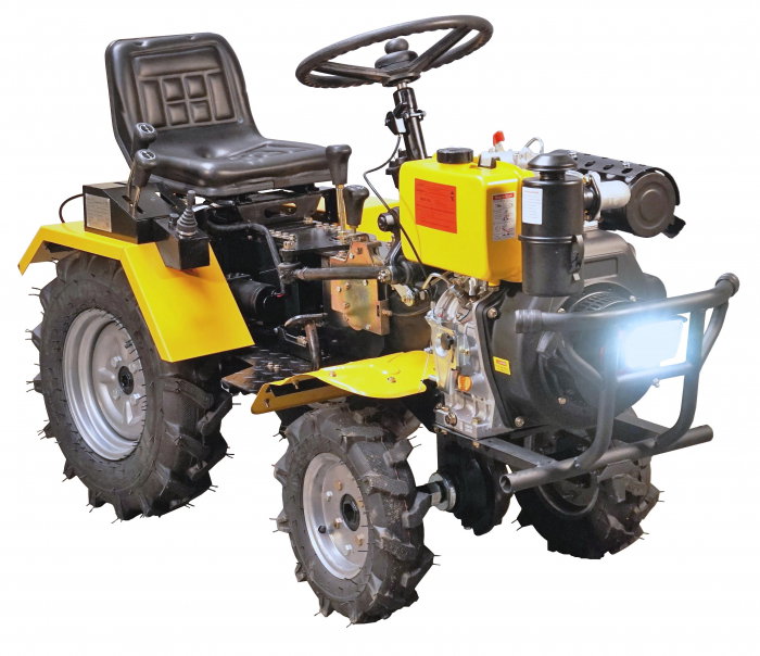 Mini tractor ProGARDEN Campo T12609 45600S12609 4x4, 12CP, diesel, ridicare hidraulica spate [1]