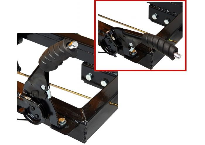 Remorca motocultor ProGARDEN Campo RM500C 468100RM500C 500kg interior bena 830x1310x280mm [3]