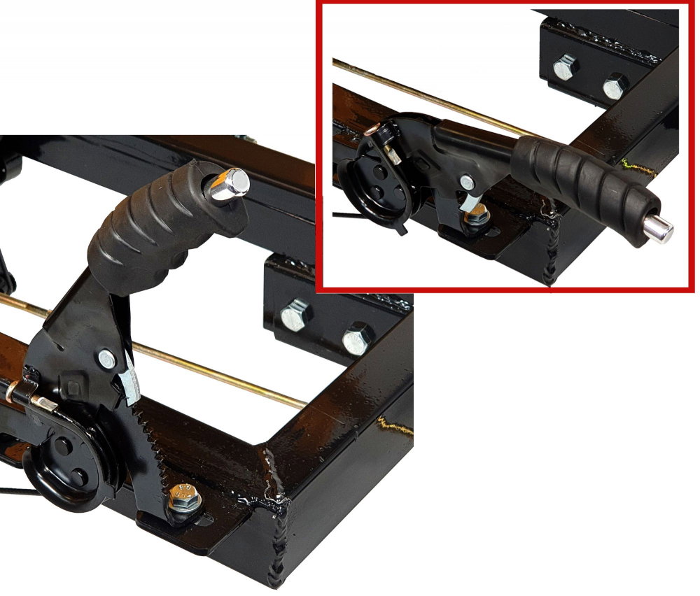 ProGARDEN Campo RM600CT remorca 600kg minitractor, 1 osie, prindere cupla, roti profil agricol 6.00-12 [2]