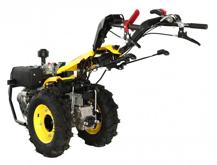 ProGARDEN Campo U12E motocultor multifunctional 12CP, diesel, pornire electrica, 3+2 viteze, reductor [4]