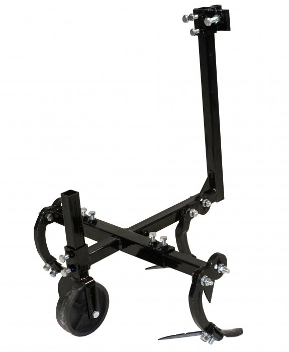 ProGARDEN PRO-PRS20-45 prasitoare cu roata limitatoare adancime pentru motocultor, 20cm distanta intre randuri, tija 45cm [2]