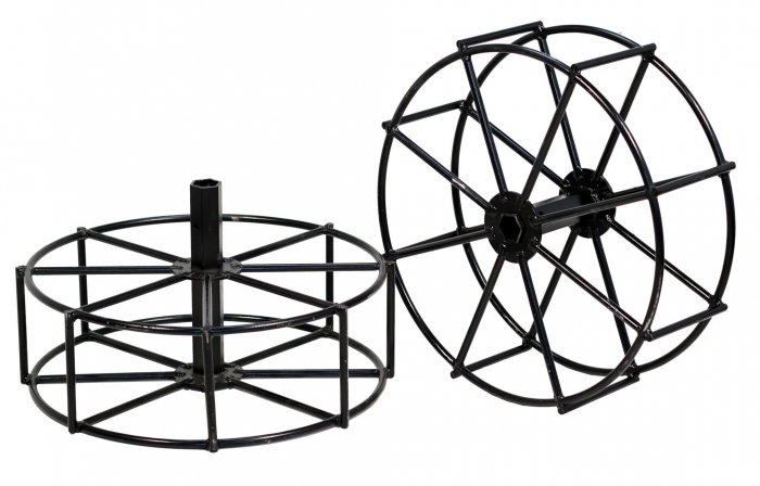 ProGARDEN Set roti metalice 500x170, manicot cu flanse, hex 23mm pentru minitractor Campo T [1]