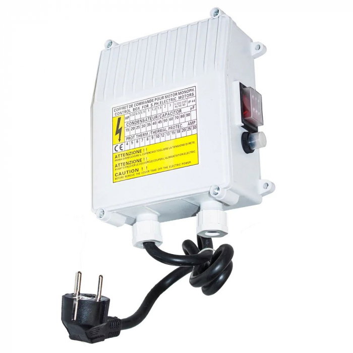 ProGARDEN Cutie control pentru pompa 4SKM100, 10A, 25µF, 0.75kW [1]