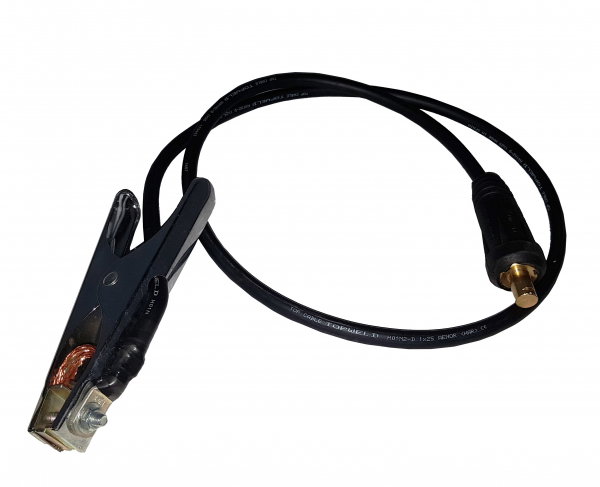 ProWeld MCS-300 - Cablu sudura 1.5m cu cleste masa 300A, conector cablu 35-50 [1]