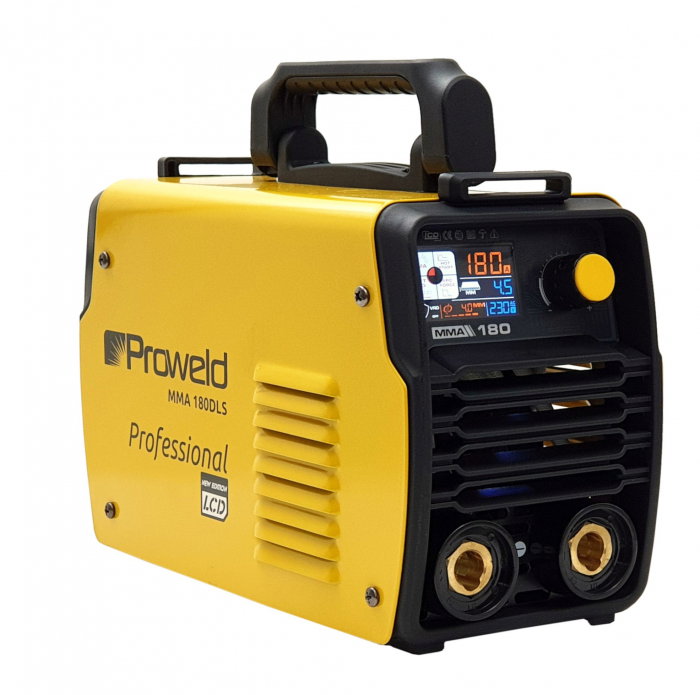 ProWELD MMA 180DLS  LCD invertor sudare, MMA/LiftTIG inclde valiza transport - electrod 5 mm [1]
