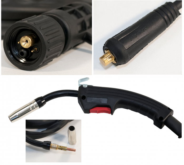 ProWELD MTS-801 Pistolet cu mufa, 1.8m pentru Flux1032e [2]