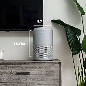 Purificator de aer Levoit CORE P350-RAC PET CARE, filtru true HEPA, carbon activ, super silent, filtrare 99.97%, 100% fara ozon, touch screen, alb [4]