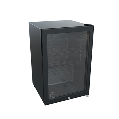 Racitor Bauturi , Metro Professional GSC2125B , 118L volum, Usa de sticla, Negru, Iluminare LED, Rafturi inox [1]