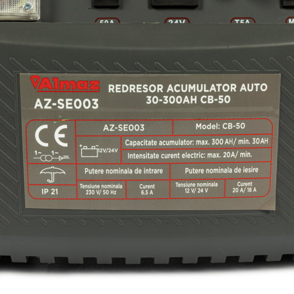 Redresor acumulator auto 30-300Ah Almaz CB-50 [4]
